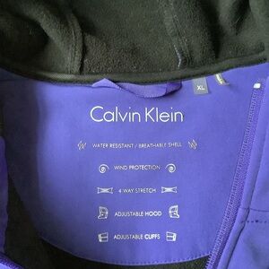 Calvin Klein Blue Rain/all weather Jacket